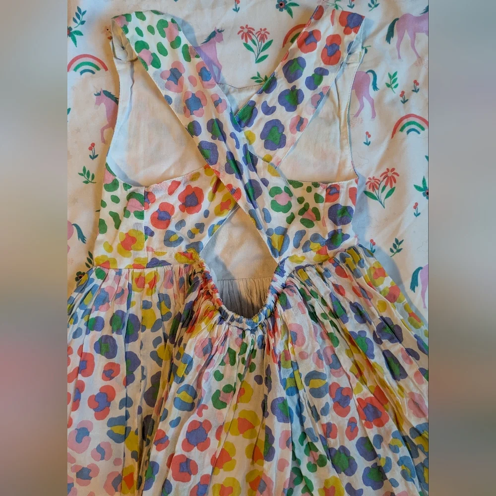 Mini Boden Multicolor Patterned Dress - Picture 6 of 6